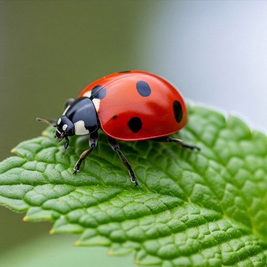 Marienkäfer Marienkäfer auf einem Blatt